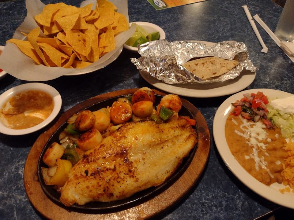 Seafood Fajitas